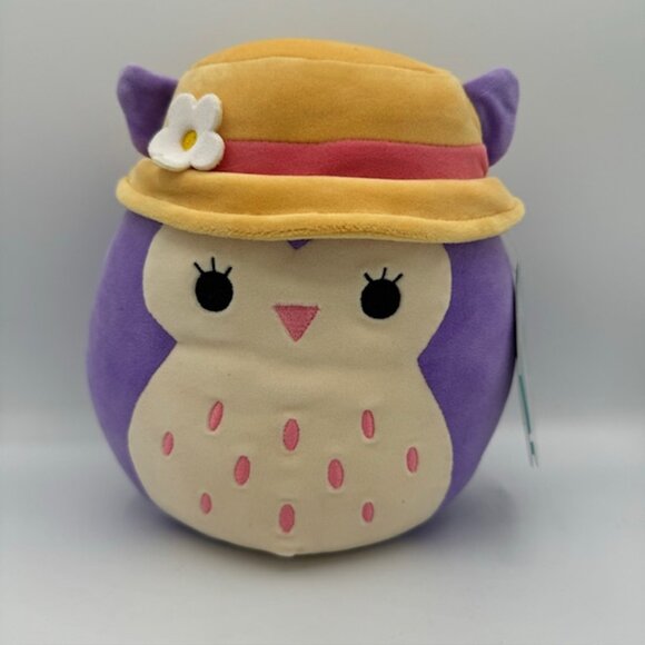 Squishmallows Purple Owl Holly with Hat 2023 NEW!!! - Picture 1 of 4